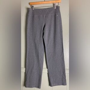Danskin Now Womens Size Medium (8-10) Gray Capri Workout Yoga Leggings
